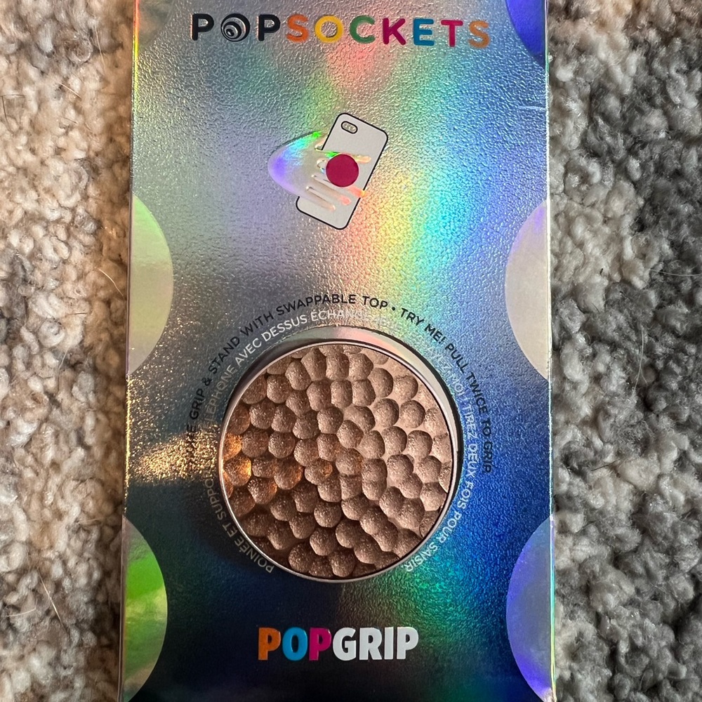 Rose Gold Pop Socket NWT
